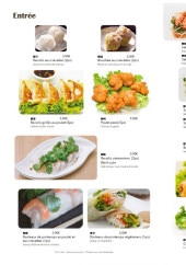 Menu Bobun 210 - Les entrées