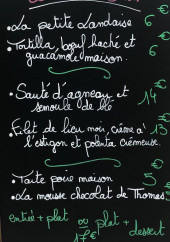 Menu Café Lilou - Formule et le menu