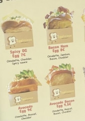 Menu Egglicious - Les sandwichs