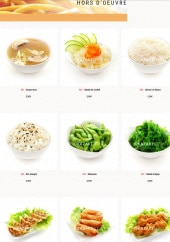Menu Okazaki Sushi - Hors D’œuvre
