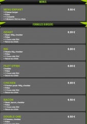 Menu Pizza Escale 24 - Les menus et formules