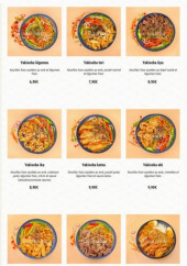 Menu Sukisoba_paris - Les plats