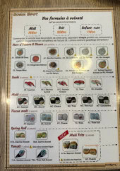 Menu Sushi Spot - Les formules a volenter