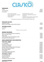Menu Clasico Argentino - Menu a emporter