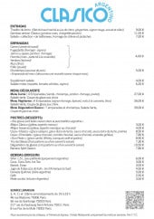 Menu Clasico Argentino - Le menu