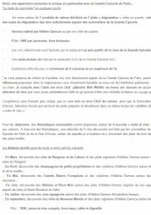 Menu Marsan - les menus