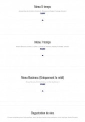 Menu Source - La carte