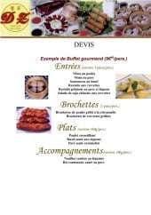 Menu DZ Traiteur Prestige - les devis