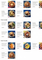 Menu Kozy Bosquet - Les plats