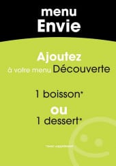 Menu Ankka - Le menu envie