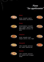 Menu Pizz'Eat - Les pizzas appétissantes