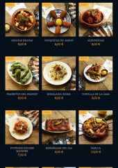 Menu Abuela - Les plats