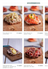 Menu Kaviari Delikatessen - Smorrebrods