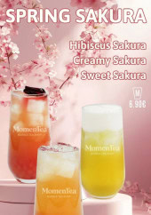 Menu Momen‘Tea Mogador - Spring sakura