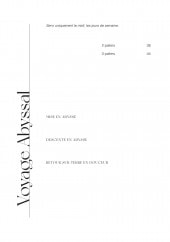 Menu Quelque Part - Voyage abyssal midi