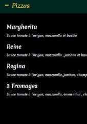 Menu The French Flair - Les pizzas
