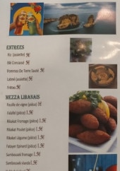 Menu Chez Anna - Les entrées