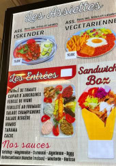 Menu Délicieux Istanbul - Les entrées, sandwichs box et assiettes,...