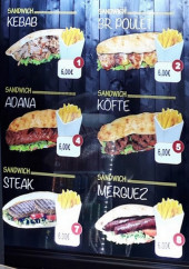 Menu Grill Istanbul - Les sandwichs