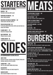 Menu John viande - Les starters, burgers,...