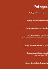 Menu Kim Yang - Potages