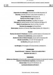 Menu La Bringue - Les assiettes, les plats,....