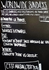 Menu Le mondial - Exemple de menu
