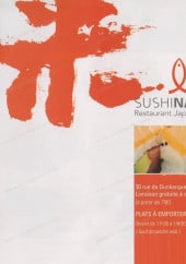 Menu Sushi Nagasaki - Carte et menu Sushi Nagasaki Paris 10
