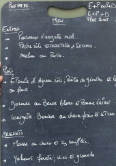 Menu Chez Lui - Menu