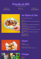 Menu Chulita - Les pépites du soir, desserts et cervezas