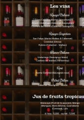 Menu La tabernita - Les vins et jus de fruits