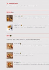 Menu Seize Mètres Carrés - Formules et koch