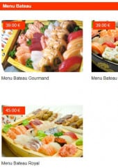 Menu Sushi Room - Les menus bateaux