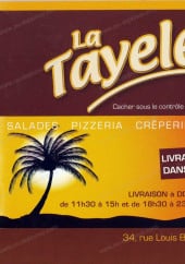 Menu La Tayelet - Carte et menu La Tayelet Paris 12