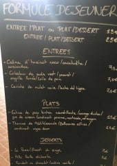 Menu Le Singe à Paris - La formule déjeuner 