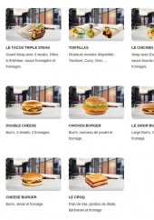 Menu Chicken75 - Les sandwiches et burgers