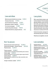 Menu Le Chevaleret - La carte de printemps