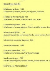 Menu Pizza del Navona - Les entrées chaudes