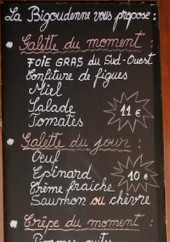 Menu La Bigoudénne - Les galettes