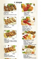 Menu Sushi Alesia - Les menus 