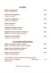 Menu Epifani - Les pâtes et risottos