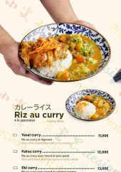 Menu Himeji-jo - riz au curry