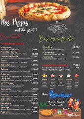 Menu Le 15e  Pizza - Les pizzas et  menu bambino