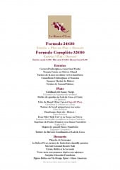Menu Le bistrot d'yves - Les formules, entrées, plats et desserts