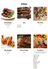 Menu Le Privilège - Les grillades