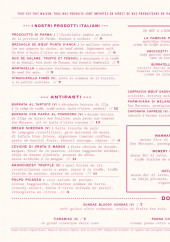 Menu Mamma Primi - Les plats à la carte