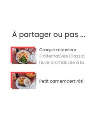 Menu Au DéTour 18 - À partager ou pas