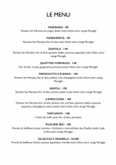 Menu Bijou - Les plats