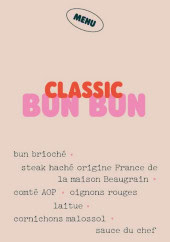 Menu Bun Bun - Classic bun bun