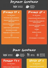 Menu Chez Ma Cousine - Les formules déjeuner et menus dîner